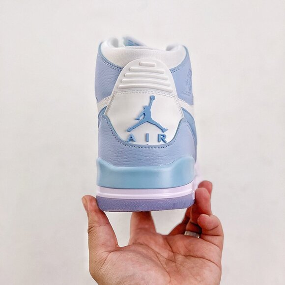 Air Jordan Legacy 312 Blue High-Top Sneakers - Picture 7 of 9